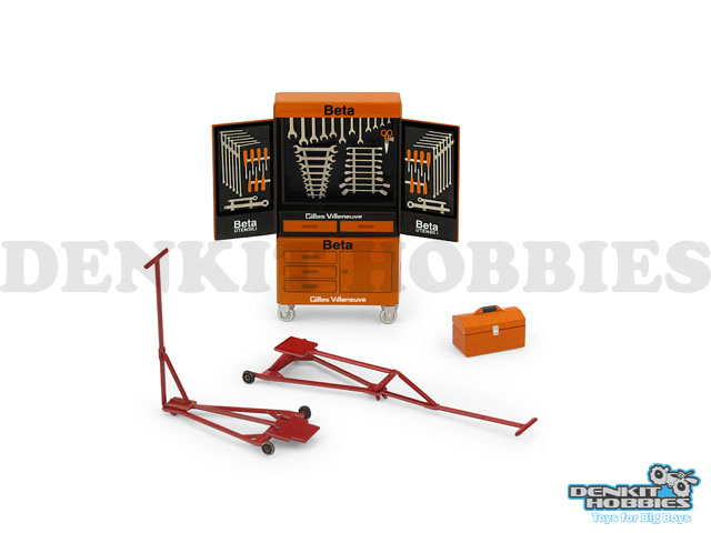 TOOL AND ACCESSORY SET 1/43 SCALE BRUMM