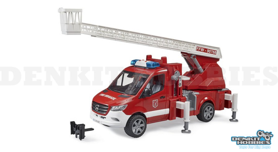 MERCEDES-BENZ SPRINTER FIRE ENGINE WITH LIGHT AND SOUND MODULE BRUDER TOYS