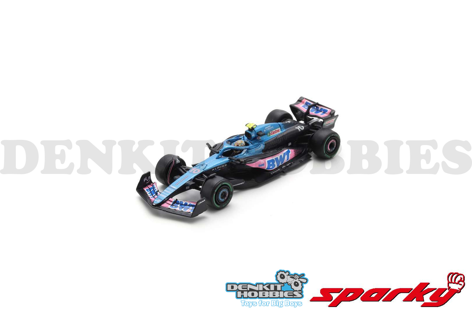 ALPINE A523 F1 #10 BWT ALPINE F1 TEAM 2023 PIERRE GASLY 1/64 SCALE SPARKY