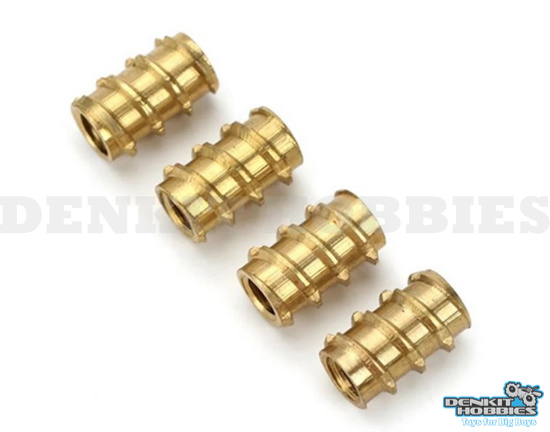 6-32 BRASS THREADED INSERTS DUBRO