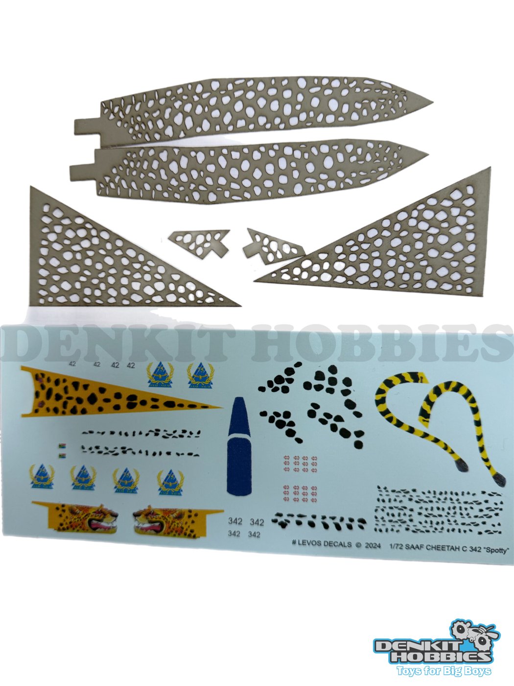 SAAF CHEETAH C SPOTTY SPECIAL DECAL SET 1/72 SCALE LEVOS