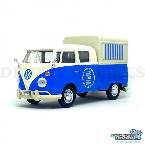 VOLKSWAGEN TYPE 2 T1 1962 FOOD TRUCK 1/24 MOTORMAX