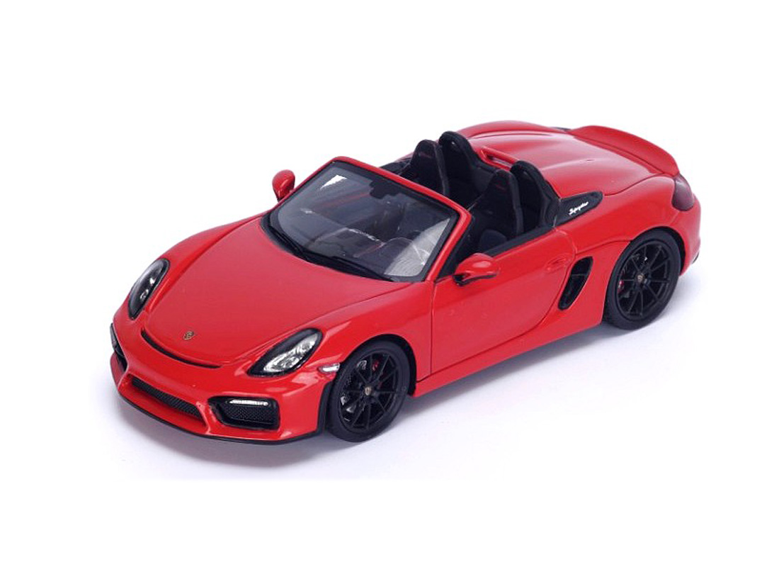 PORSCHE BOXTER SPYDER 2015 RED 1/43 SPARK