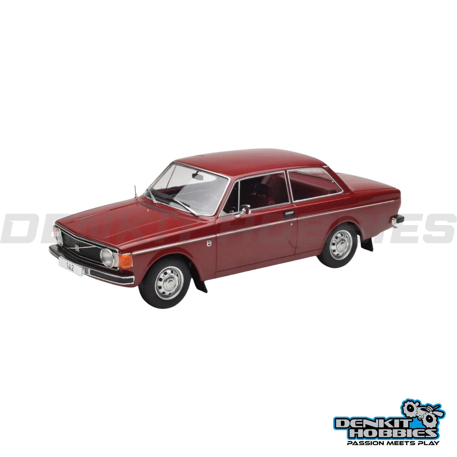 VOLVO 142 1973 DARK RED 1/18 SCALE MODEL CAR GROUP