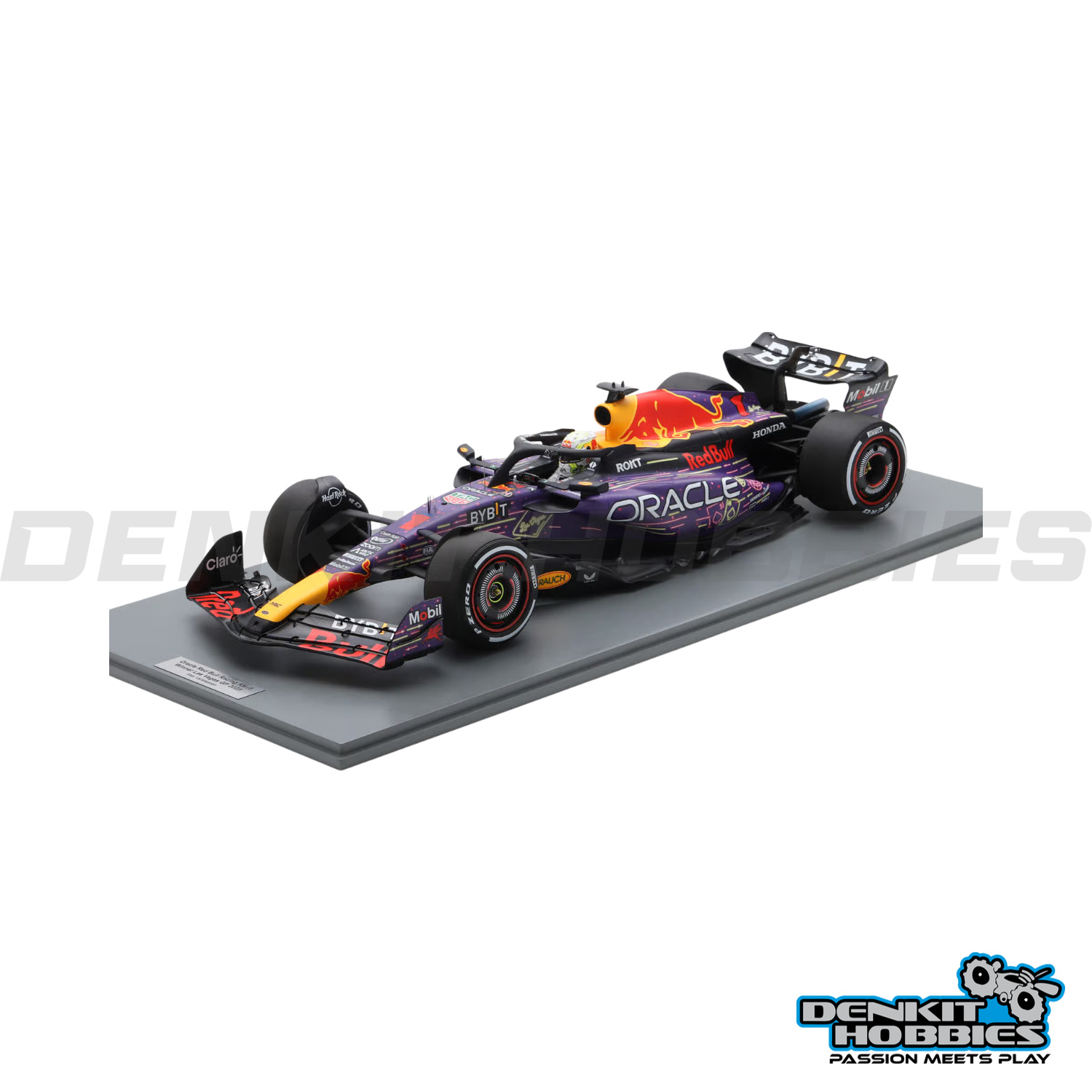 ORACLE RED BULL RACING RB19 #1 MAX VERSTAPPEN WINNER LAS VEGAS GP 2023 1/12 SCALE SPARK