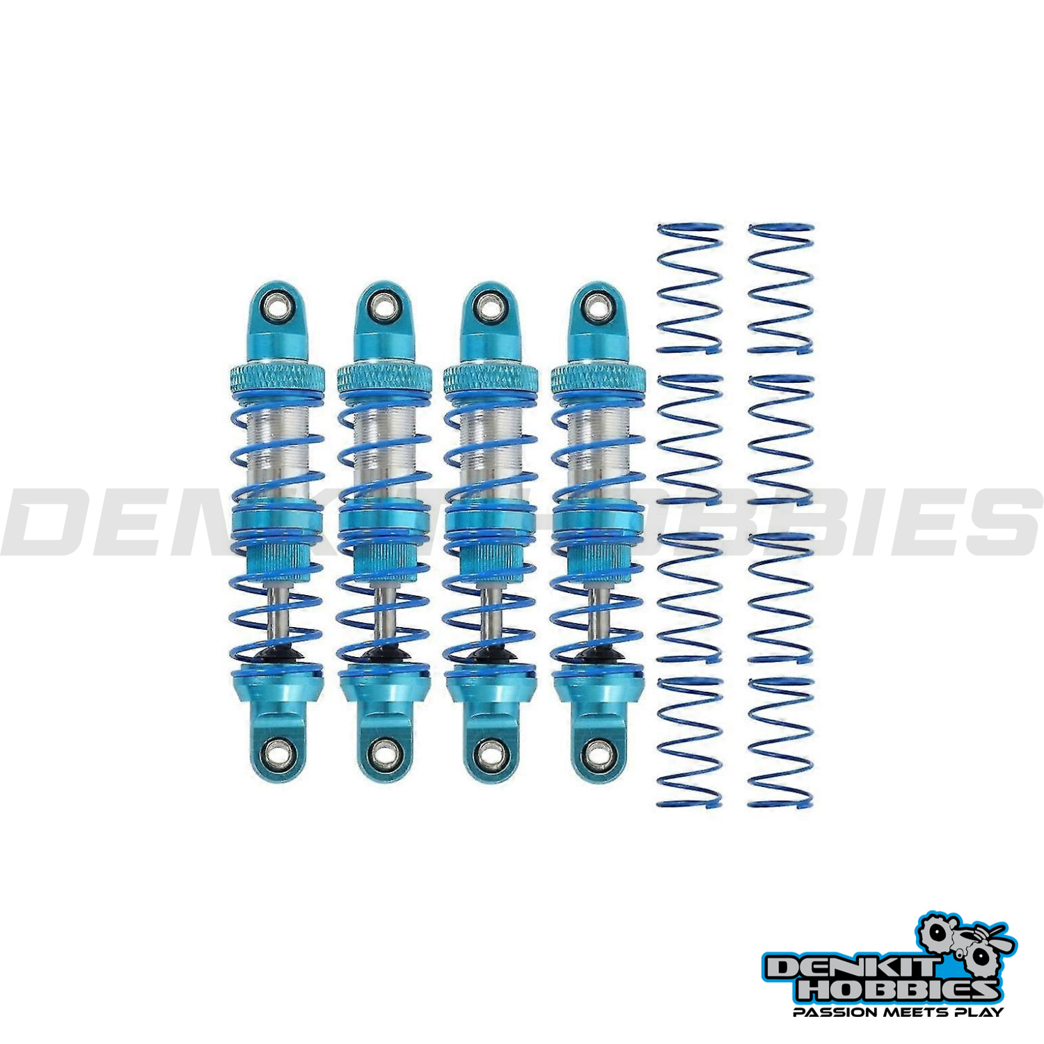 ALUMINIUM RC CRAWLER OIL SHOCK ABSORBER 70MM (4) 1/10 SCALE