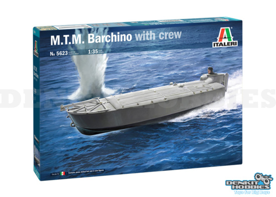 MTM BARCHINO WITH CREW PLASTIC MODEL KIT 1/35 ITALERI