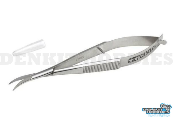 MINI CURVED SCISSOR FOR LEXAN BODIES TAMIYA