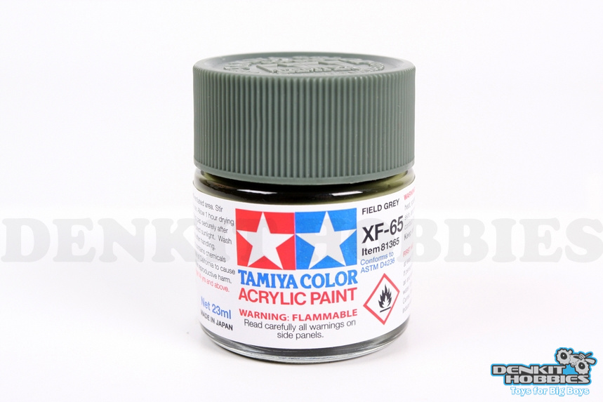 XF-65 FIELD GRAY ACRYLIC PAINT 23ML TAMIYA