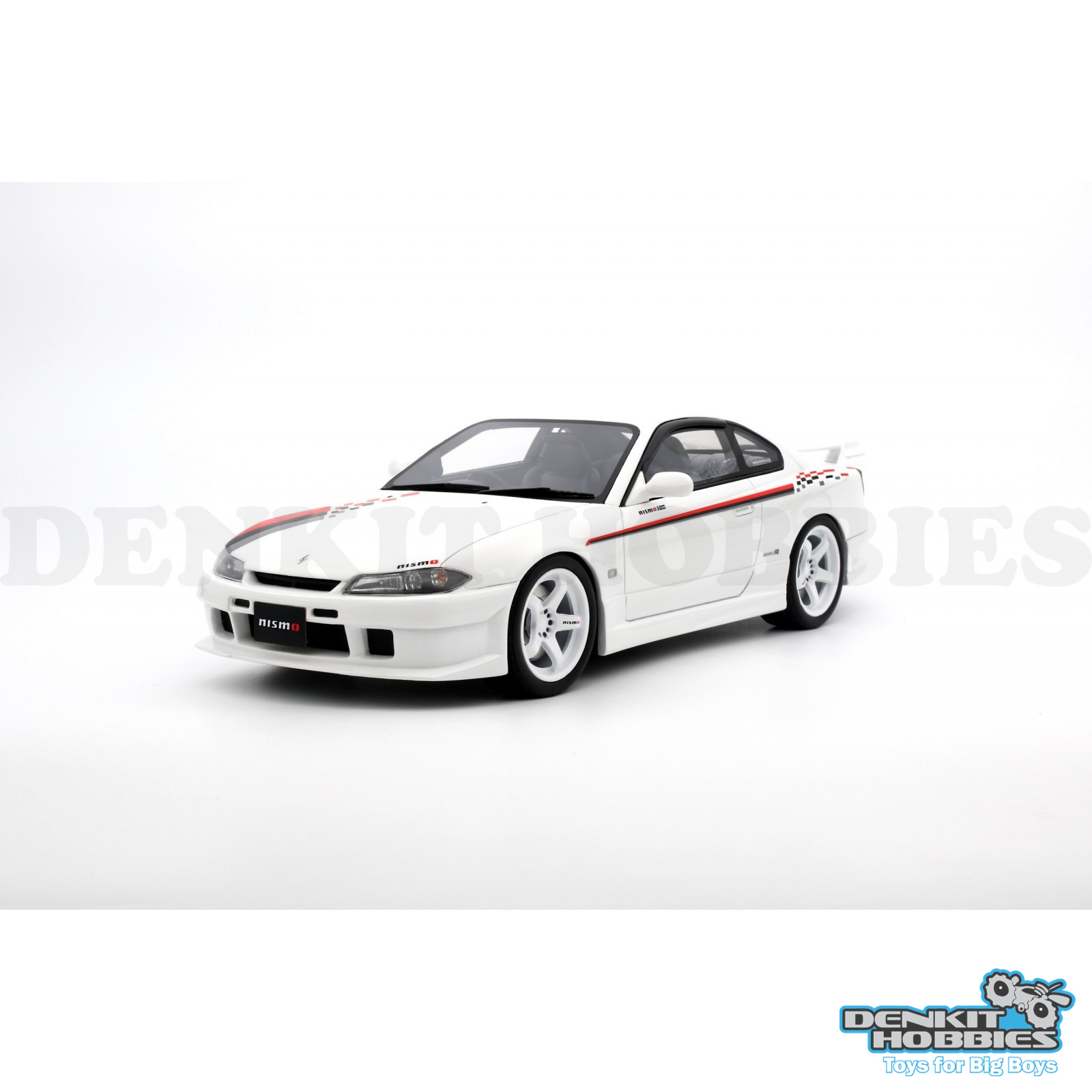 NISSAN SILVIA SPEC-R NISMO AERO S15 WHITE 2000 1/18 SCALE OTTO MODELS