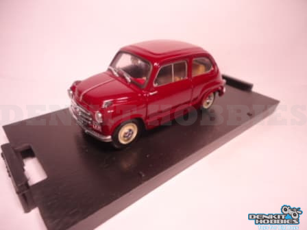 FIAT 600 1965 CARABINIERI 1/43 BRUMM