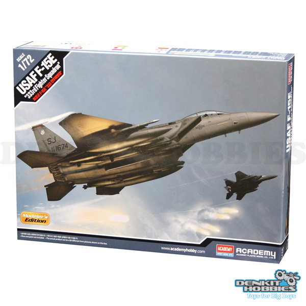 F-15E EAGLE USAF 333RD FIGHTER SQUADRON PLASTIC MODEL KIT 1/72 SCALE ACADEMY