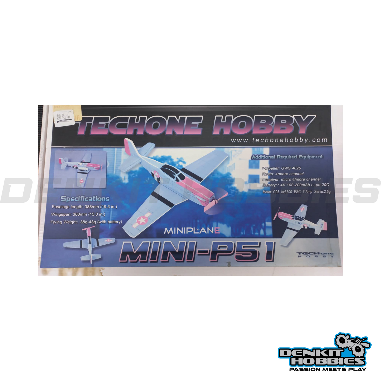 EPP MINI EAGLE P-51 KIT TECHONE