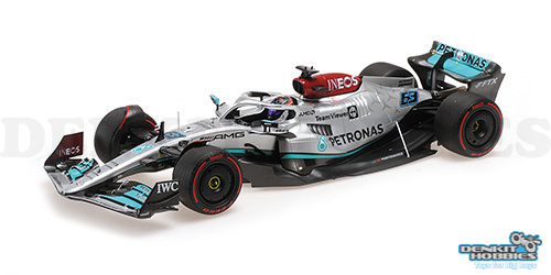 MERCEDES-AMG PETRONAS F1 TEAM F1 W13 E PERFORMANCE GEORGE RUSSELL SPAIN GP 2022 1/18 SCALE MINICHAMPS