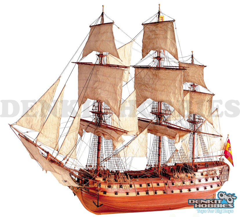 JUAN NEPOMUCENO 1765 WOODEN KIT 1/90 SCALE ARTESANIA