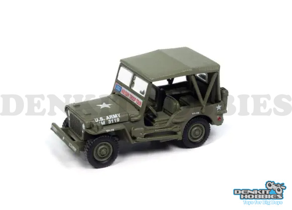 WILLYS JEEP VIETNAM USO TOUR 1/64 SCALE JOHNNY LIGHTNING