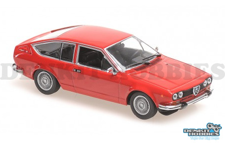 ALFA ROMEO ALFETTA GTV 1976 RED 1/43 SCALE MAXICHAMPS