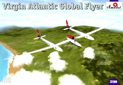 VIRGIN GLOBAL FLYER PLASTIC MODEL KIT 1/72 AMODEL