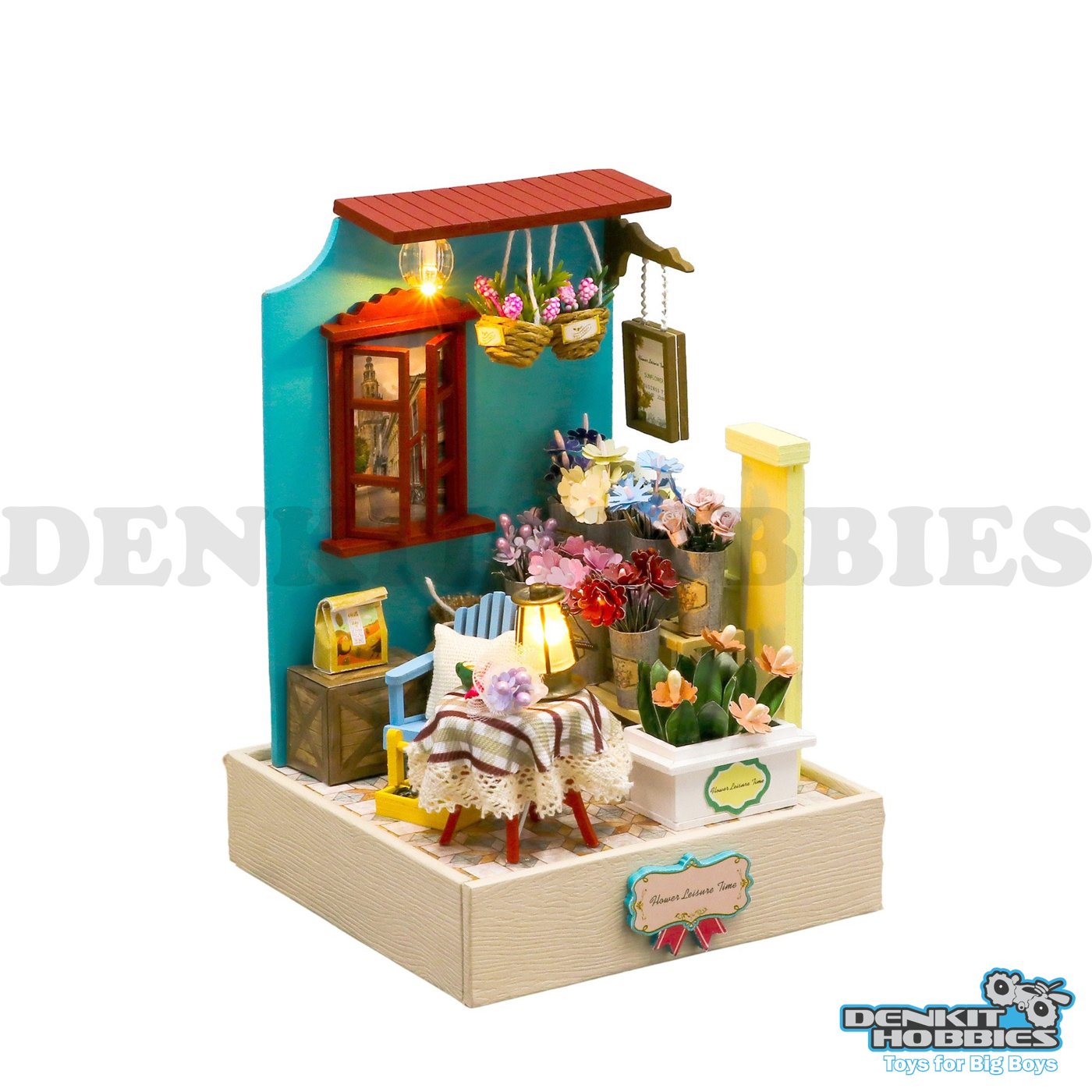 FLOWER LEISURE TIME DIY MINIATURE HOUSE KIT POCOHOUZE