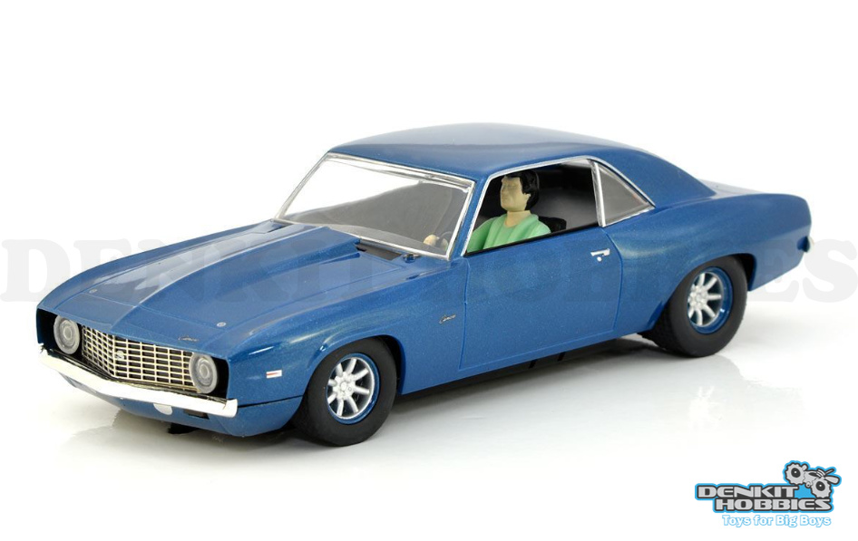CHEVROLET ZL-1 CAMARO 1969 DUSK BLUE SLOT CAR 1/32 SCALEXTRIC