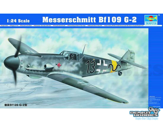 MESSERSCHMITT BF105 G-2 PLASTIC MODEL KIT 1/24 TRUMPETER