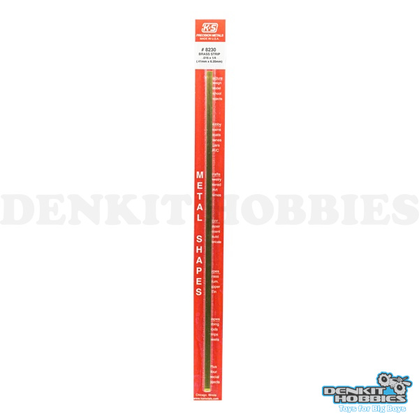 0.016 X 1/4 BRASS STRIP (1) K&S METALS