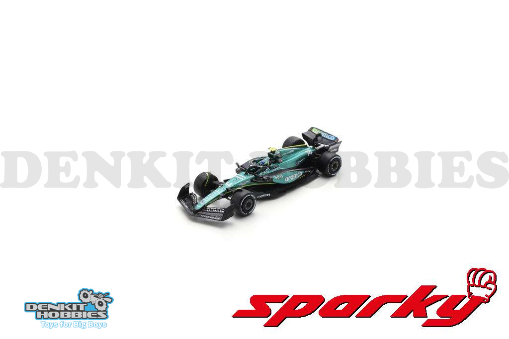 ASTON MARTIN ARAMCO F1 TEAM AMR24 #14 FERNANDO ALONSO 2024 1/64 SCALE SPARKY