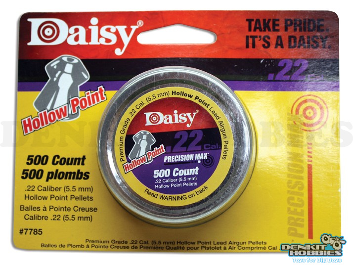 POINTED 5.5MM .22 CALIBER 500S PELLETS DAISY