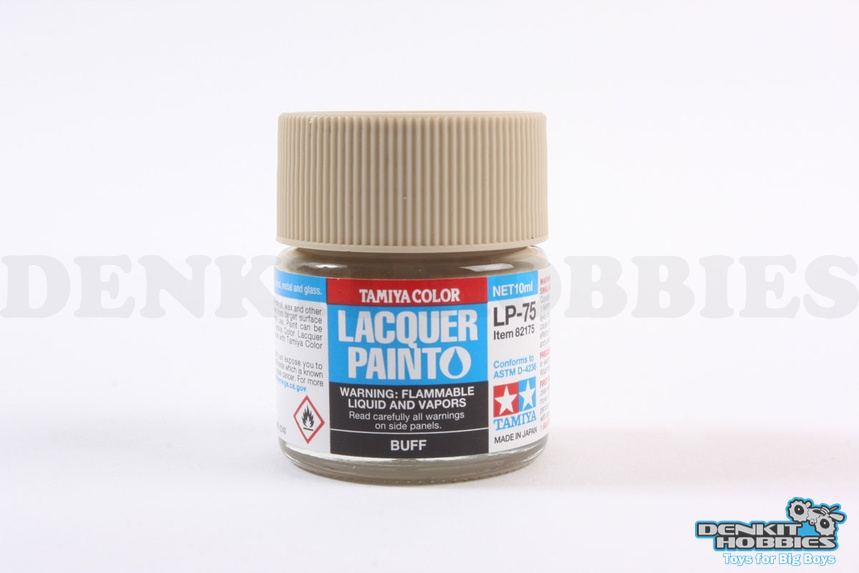 LP-75 BUFF LACQUER PAINT 10ML TAMIYA