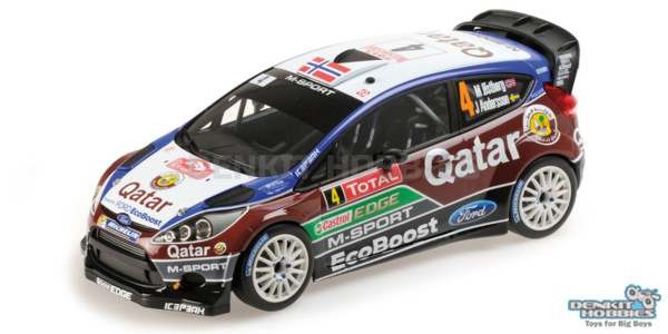 FORD FIESTA RS WRC QATAR M-SPORT 1/18 MINICHAMPS