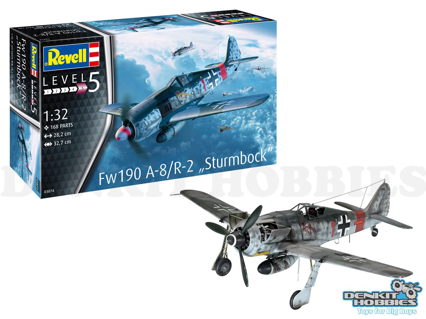 FW190 A-8 STURMBOCK PLASTIC MODEL KIT 1/32 REVELL