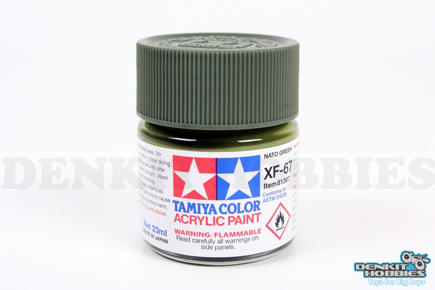 XF-67 NATO GREEN ACRYLIC PAINT 23ML TAMIYA