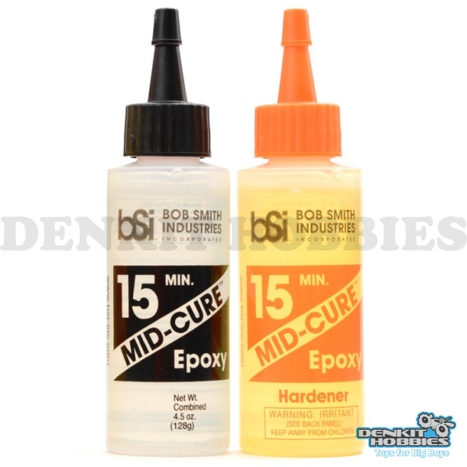 MID-CURE 15 MINUTE EPOXY GLUE 128G BSI
