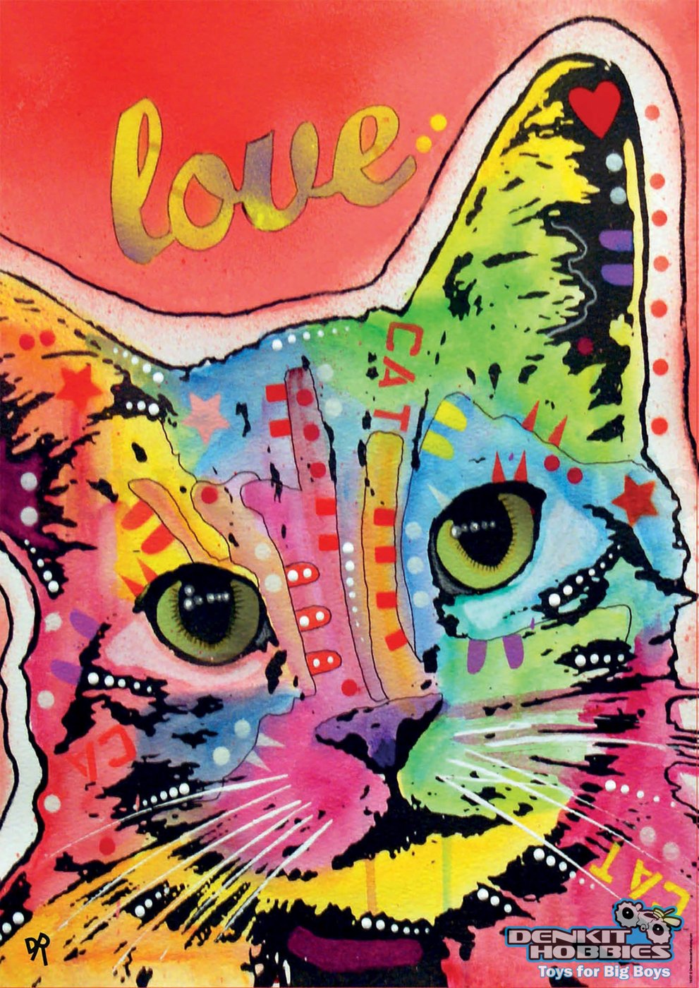 TILT CAT LOVE, DEAN RUSSO 1000 PIECE PUZZLE EDUCA