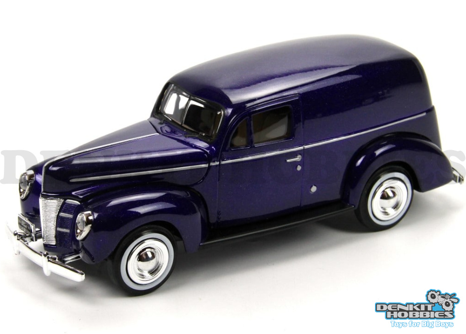 FORD SEDAN DELIVERY 1940 PURPLE 1/24 SCALE MOTORMAX