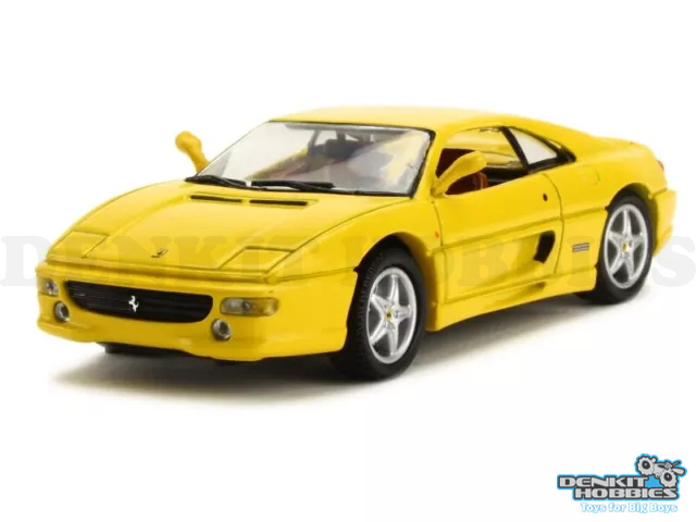 FERRARI 355 BERLINETTA YELLOW 1/43 SCALE BANG