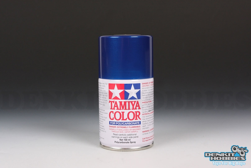 PS-59 DARK METALLIC BLUE POLYCARBONATE SPRAY PAINT 100ML TAMIYA