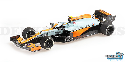 MCLAREN F1 TEAM MCL35M LANDO NORRIS 3RD PLACE MONACO GP 2021 1/43 MINICHAMPS