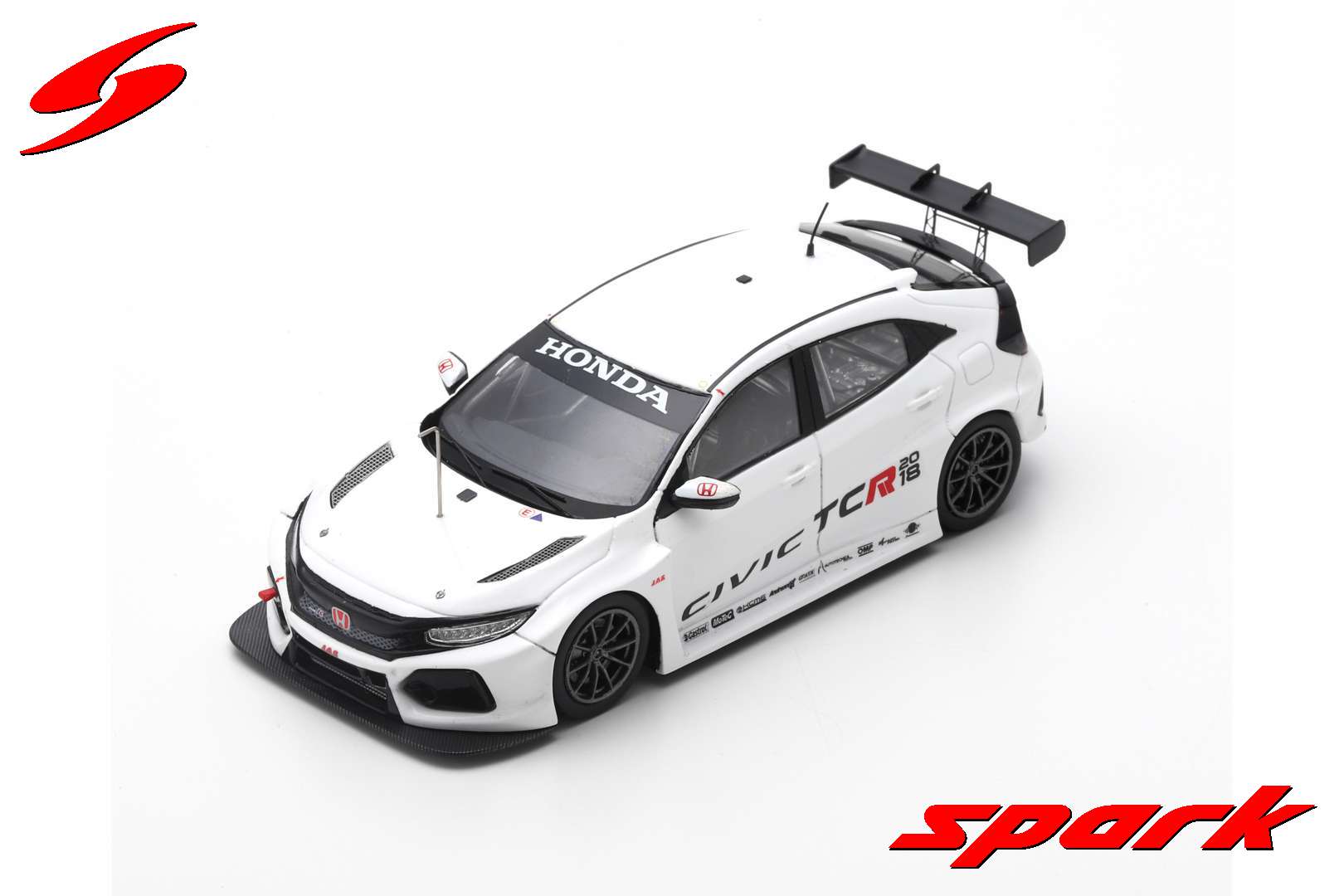 HONDA CIVIC TYPE TCR VALENCIA 2018 1/43 SPARK