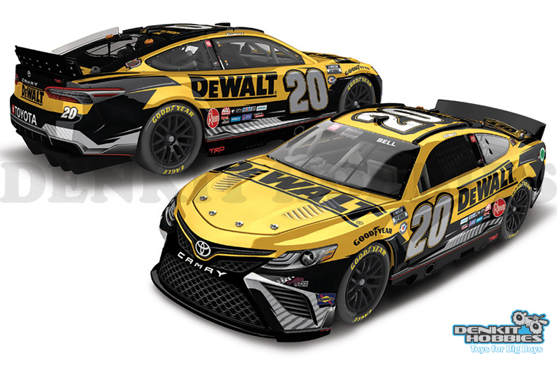 TOYOTA CAMRY #19 2023 DEWALT CHRISTOPHER BELL NASCAR ELITE 1/24 SCALE LIONEL RACING