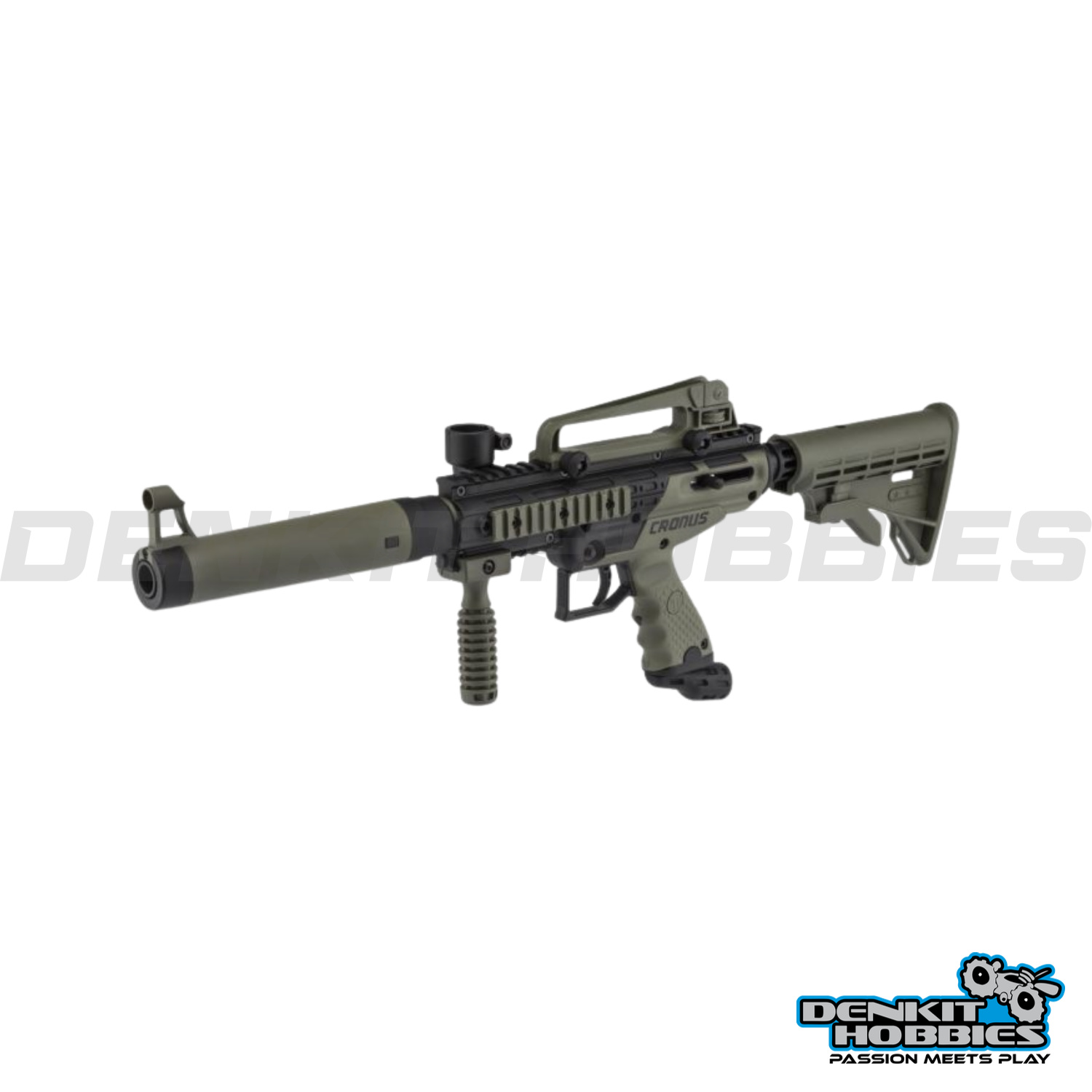 CRONUS TACTICAL PAINTBALL GUN OLIVE GREEN TIPPMANN