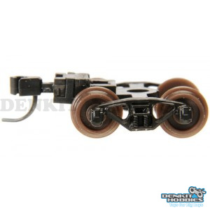 50 TON FRICTION BEARING TRUCK W/ACCUMATE COUPLER (2) N SCALE ATLAS
