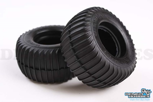 REAR TYRE FOR GRASSHOPPER/SAND SCORCHER (2) 1/10 TAMIYA