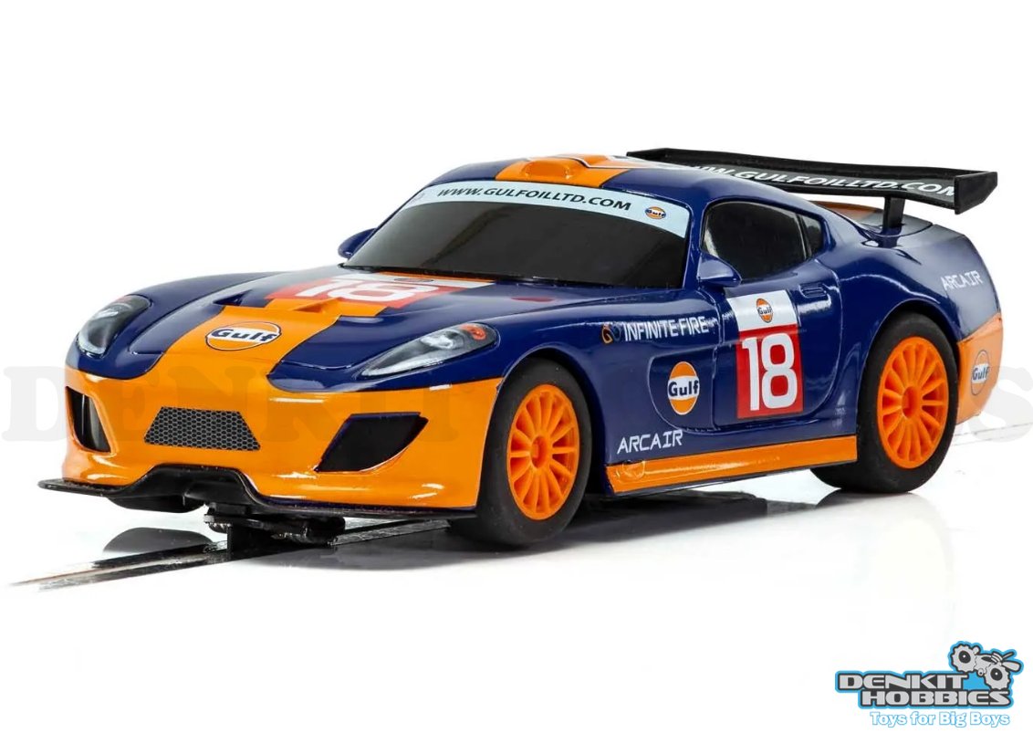 TEAM GT GULF NO.18 SLOT CAR 1/32 SCALEXTRIC