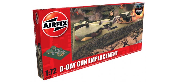 D-DAY GUN EMPLACEMENT 1/76