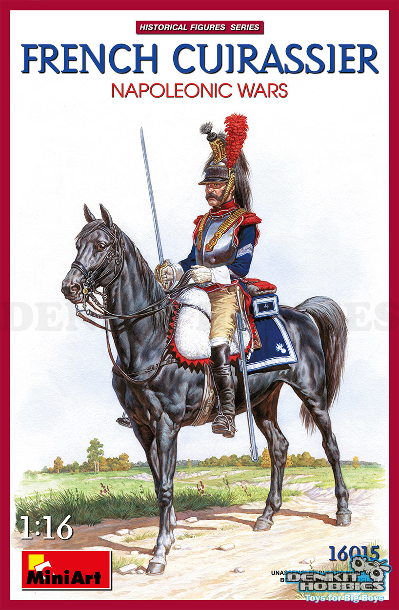 FRENCH CUIRASSIER NAPOLEONIC WARS PLASTIC MODEL KIT 1/16 MINIART